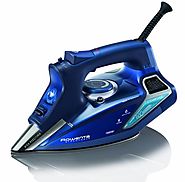 Rowenta DW9280 Steam Force 1800-Watt Professional Digital LED Display Iron with Stainless Steel Soleplate, 400-Hole, ...