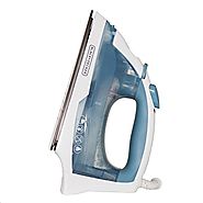 BLACK+DECKER IR40V Easy Steam Nonstick Compact Iron with Automatic Shut Off & Anti Drip