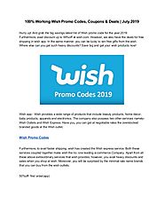 100% working wish promo codes, coupons &deals