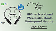 xclusiveoffer HBS-730 Neckband Wireless Bluetooth Waterproof Headse