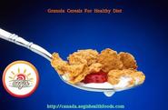 Granola cereals for healthy diet