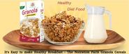It's easy to make healthy breakfast- The Nutrition Facts of Granola cereals