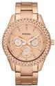 Fossil Women's ES3003 Stainless Steel Analog Pink Dial Watch
