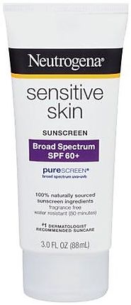 Neutrogena Sensitive Skin Sunscreen Lotion, SPF 60, 3 Ounce