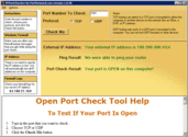 Open Port Check Tool