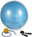 BalanceFrom Anti-Burst and Slip Resistant Fitness Ball with Pump (Blue (65cm))