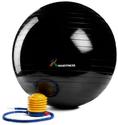 Max Fitness 75cm Exercise Ball with Foot Pump (Black)