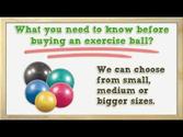 Tips to Buy Exercise Ball - Stability Ball Buyer Guide