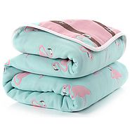 SOFT and WARM 6 Layer Thick Baby Blanket for Newborn – ShoppySanta