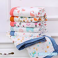 TRENDY 6 Layers Super Soft Cotton Muslin Baby Blanket – ShoppySanta