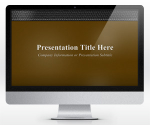 Free Widescreen Executive Leather PowerPoint Template Brown | SlideHunter.comSlideHunter.com