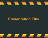 Dark Under Construction PowerPoint Template | Free Powerpoint Templates
