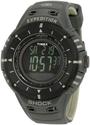 Timex Men's T49612 Expedition Trail Series Shock Digital Compass Black/Green Resin Strap Watch
