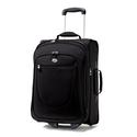 American Tourister Luggage Splash 21 Upright Suitcase, Black, 21 Inch