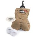 Golf Gag Gift -Risque Ball Holders 2 -with 4 Golf Balls -Includes Golf Balls-TWO Golf Sacks in This Package and FOUR ...