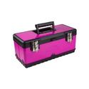 Ladies Tool Chest Pink Steel Toolbox Craft Box Women's Home Tool Gift for Her