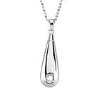 Tear of Love Ash Holder Pendant Urn Necklace Cremation Memorial Jewelry in Sterling Silver