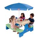 Affordable Kids Outdoor Picnic Table With Umbrella And Bench Set Sale
