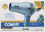 Conair Ionic Conditioning 1875 Watt Cord-Keeper Hair Dryer w/ Retractable Cord and Folding Handle