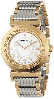 Versace Women's P5Q80D499 S089 Vanity Rose-Gold Ion-Plated Stainless Steel Watch