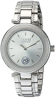 Versus by Versace Women's 'VERSUS BRICK LANE' Quartz Stainless Steel Casual Watch, Color:Silver-Toned (Model: S71010016)