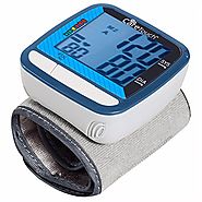 Care Touch Fully Automatic Wrist Blood Pressure Cuff Monitor - Classic Edition, 5" - 8" Cuff Size- Batteries and Case...