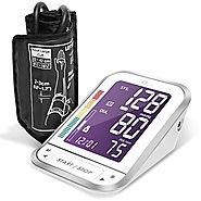 1byone Upper Arm Digital Blood Pressure Monitor Blood Pressure Cuff with Easy-to-Read Backlit LCD, Blood Pressure Mac...
