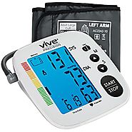 Blood Pressure Monitor by Vive Precision - Automatic Digital Upper Arm Cuff - Accurate, Portable and Perfect for Home...