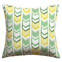 DENY Designs Heather Dutton "Right Direction Lemon Lime" Outdoor Throw Pillow