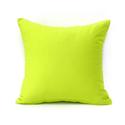 16" X 16" Solid Lime Green Throw Pillow Cover