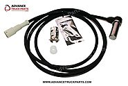 Advance Truck Parts | Right Angle ABS Sensor Kit | 66" Cable Length | Bendix 801541