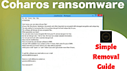 Easy steps to eliminate Coharos ransomware virus from the system easily