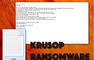 How to delete Krusop ransomware virus from the PC quickly