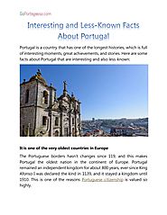 Interesting and Less-Known Facts About Portugal