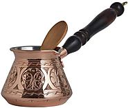 Demmex Thick Copper Turkish Coffee Pot