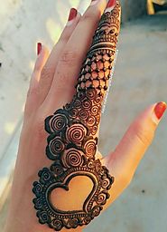 Arabic mehndi design for back hand | HappyShappy