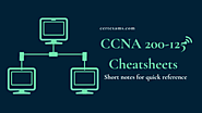 CCNA 200-301 Cheat sheets and cram notes