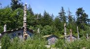Potlatch Totem Park in Ketchikan Alaska