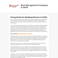 Wedding Planner in Delhi