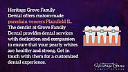 Heritage Grove Family Dental offers custom-made porcelain veneers Plainfield IL. The dentist at Grove Family Dental p...