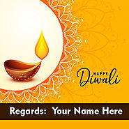 Happy Diwali 2019 Wishes Card With My Name