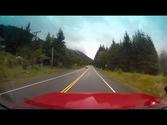 Petersburg Alaska drive out road + crash