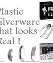 Best Plastic Silverware That Looks Real Reviews - Silver Gold Heavy Duty Cutlery