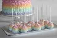 Rainbow Pastel Cake Pops