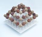 Attractive Square White 3-tier Stand Holds up to 52 Cake Pops or Lollipops. It's Ideal for Parties...