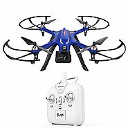 DROCON MJX Bugs 3 Blue Drone Powerful Brushless Motor Quadcopter High Speed Flying Gopro Drone for Adults and Hobbyil...