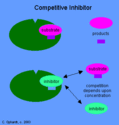 Describe in brief competitive inhibitors with examples