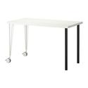 LINNMON/KRILLE Table - white/black - IKEA