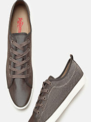 Buy Roadster Men Brown Sneakers - Casual Shoes for Men 5841907 | Myntra