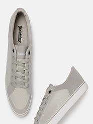 Buy Roadster Men Grey Sneakers - Casual Shoes for Men 6940175 | Myntra
